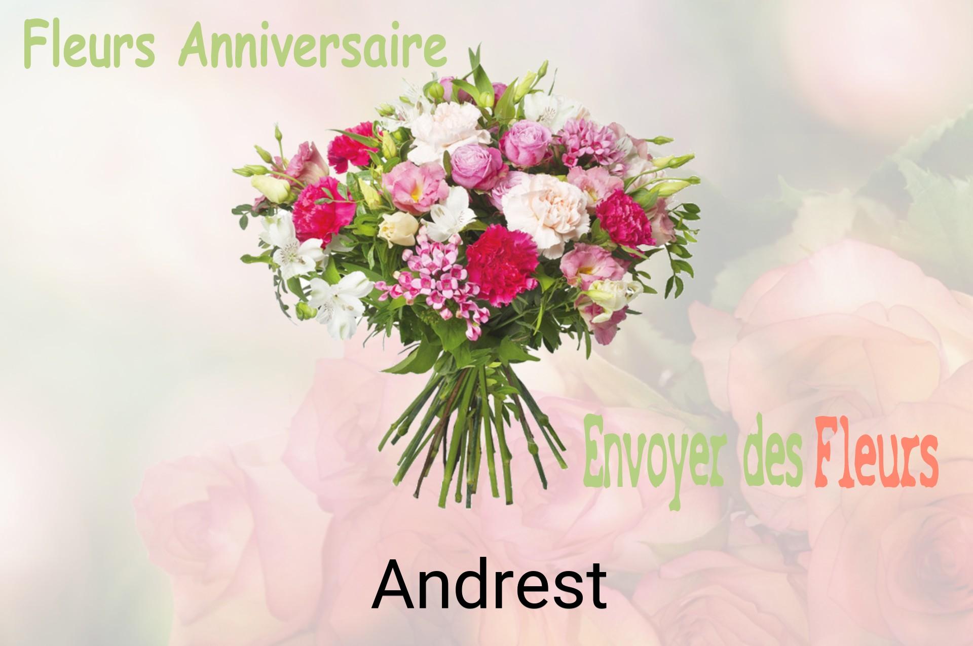 Bouquet de fleurs d’anniversaire livré à Andrest
